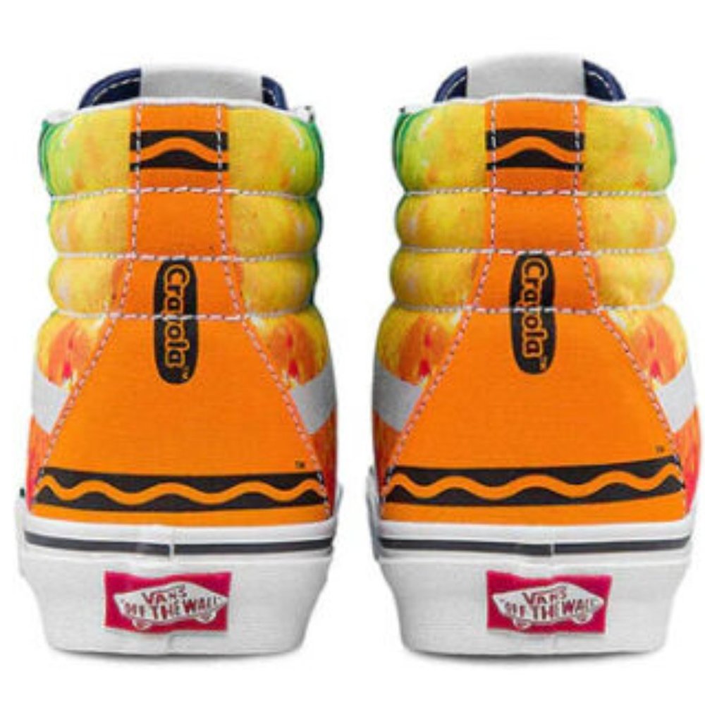 Vans Boy's SK8 Hi Crayola Mashup Melt VNOA5JMJARS NEW with TAGS - Picture 6 of 7